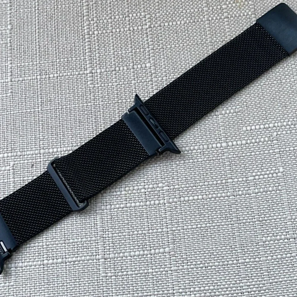 Unbranded Replacment Band for iWatch Black Mesh Metal Strap Band Size 42mm